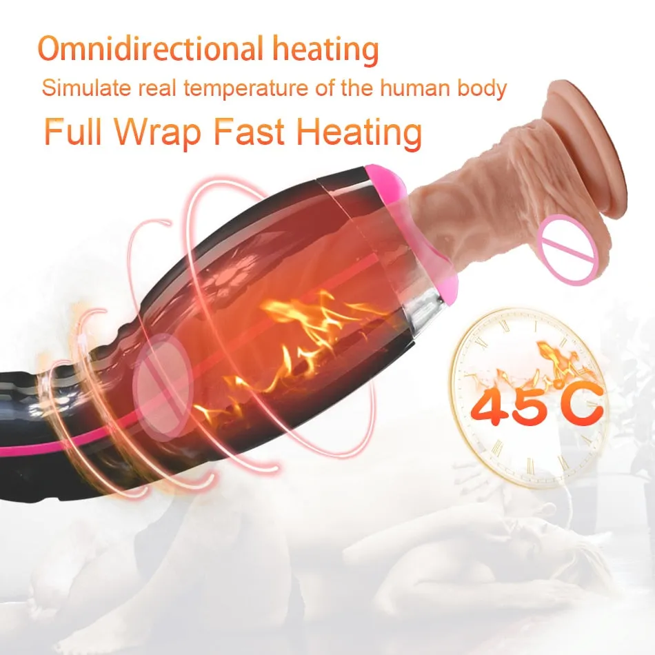 7 Clamp Modes and 7 Vibration Modes Masturbation Cup