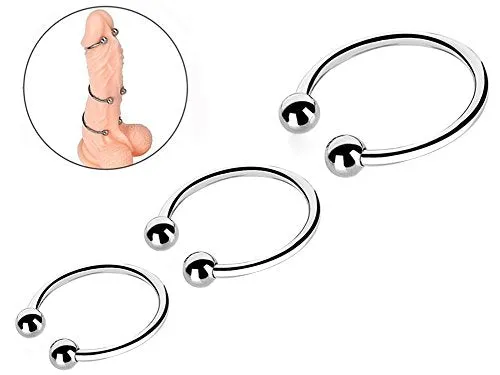A5 Fetish Penis Glans Ring | Chrome | Delay Ejaculation | 45mm