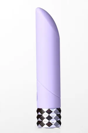 Angel Crystal Gems Vibrator in Purple
