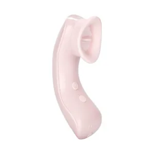 Aparat de masaj CALEXOTICS Flickering Intimate Arouser. din silicon premium. 10 funcții de vibrație. rezistent la apă. roz