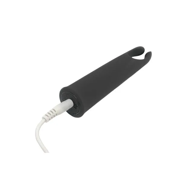 Aparat de masaj DREAMTOYS Nude Ace Massager. pentru corp și zone intime. 10 funcții de vibrație. rezistent la apă IPX6. gri
