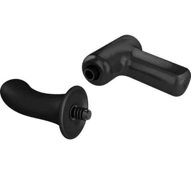 Aparat de masaj PRETTY LOVE DJ Doctor Massage Gun. pentru corp și zone intime. 5 funcții de penetrare automată. negru