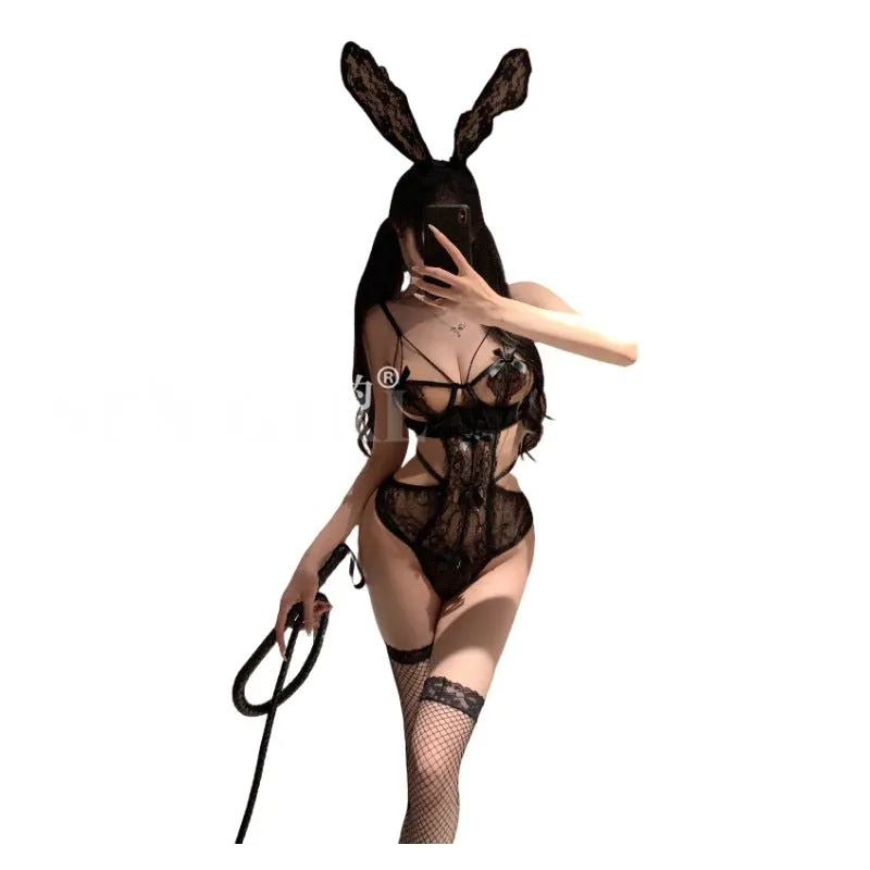 Baddie Bunny Sheer One-Piece Lingerie