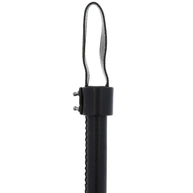 Bici din piele naturală HIDDEN DESIRE Chain Whip. cu lanțuri metalice. pentru jocuri erotice BDSM. culoare negru cu argintiu