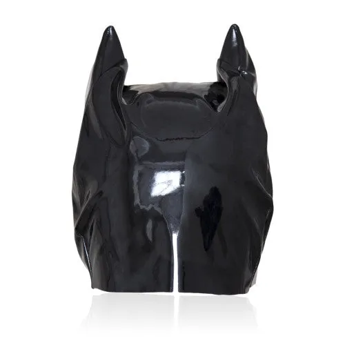 Black shiny Catwoman Mask Hood