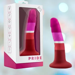 Blush Avant P3 Pride Silicone Dildo with Suction Cup