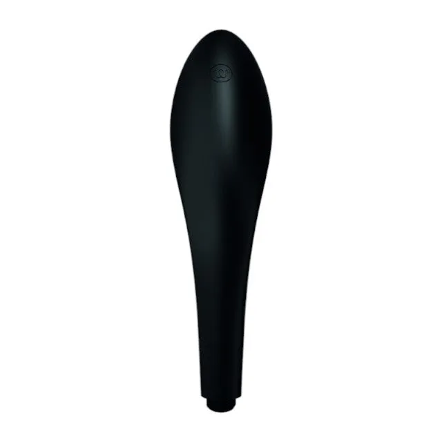 Cap de duș stimulator WOMANIZER Wave Black. pentru stimularea clitorisului. 3 tipuri de jet. 2 intensități. negru