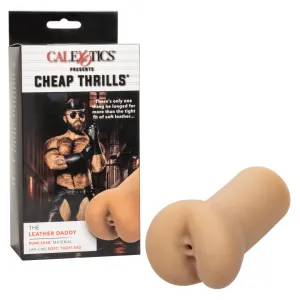 Cheap Thrills The Leather Daddy Ass Stroker - Vanilla
