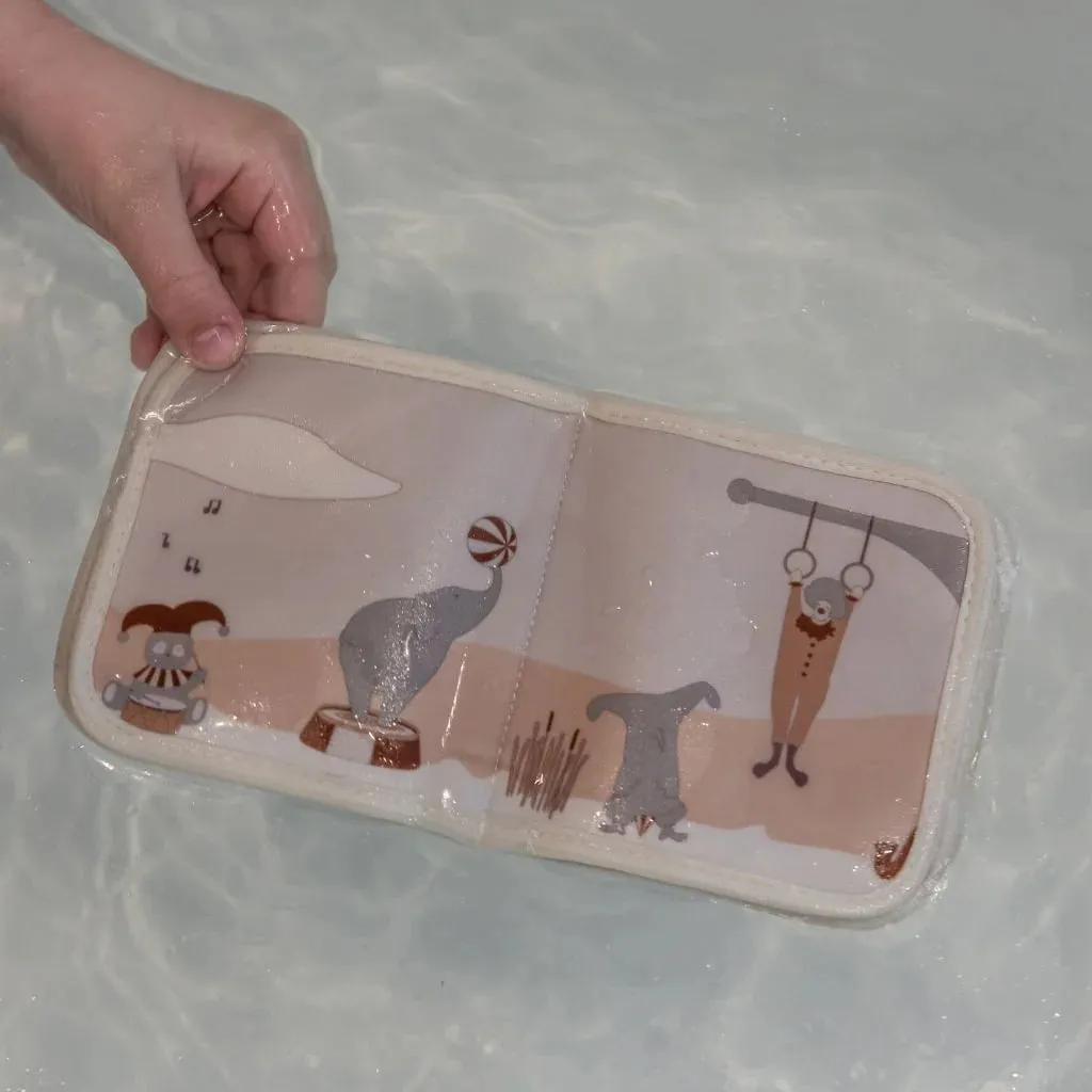 Chris Bath Book - Cream Carnival Train