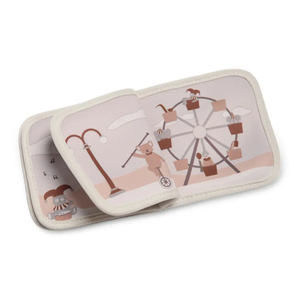 Chris Bath Book - Cream Carnival Train