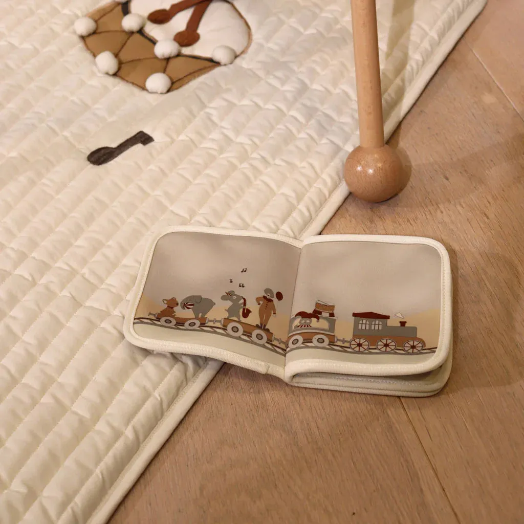 Chris Bath Book - Cream Carnival Train