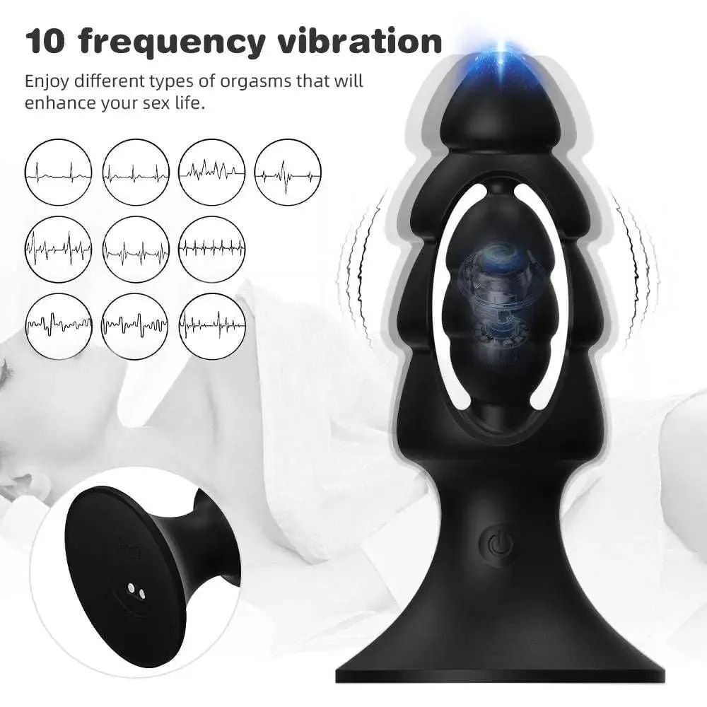 Christmas Tree Anal Plug - Domlust Vibrating Butt Plug Christmas Gifts.