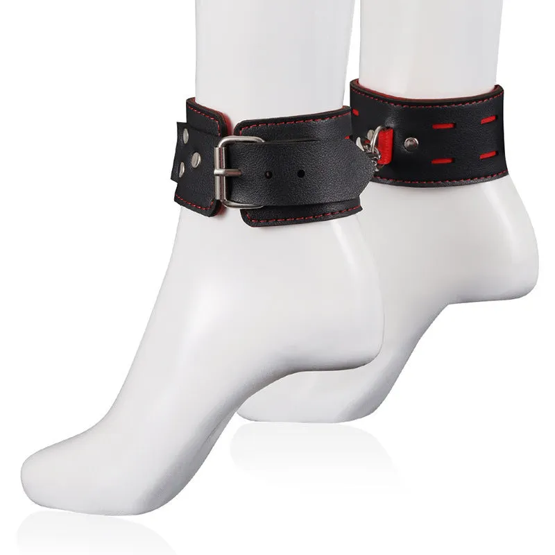 Come Closer Bondage Ankle Cuffs | Vegan Leather | Uni Sex | Adjustable