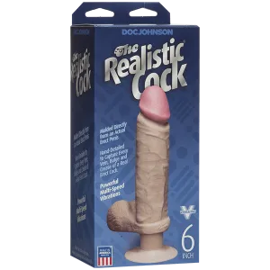 Doc Johnson - The Vibrating Realistic Cock Firmskyn with Balls