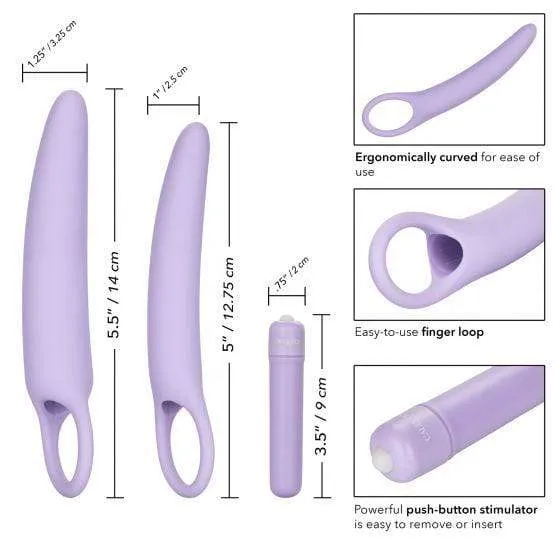 Dr. Berman® Isabelle Set of 2 Vibrating Silicone Vaginal Dilators