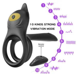 Eros Plus G Spot | Couples Vibrating Double Ring | Extra girth  | Remote |10 Modes