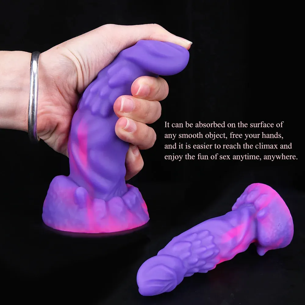 Exotic Dragon Monster Dildo - Silicone Suction Cup Butt Plug G Spot Prostate Toy