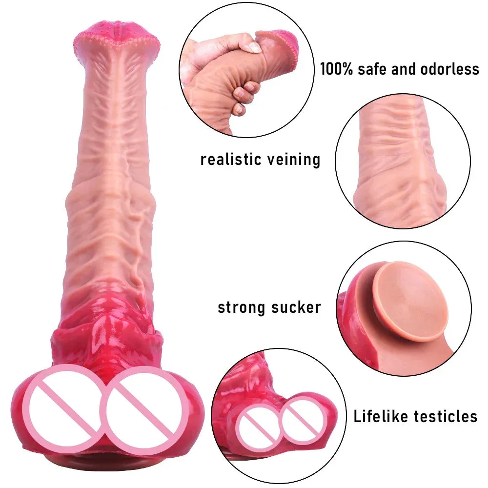 Exotic Horse Dildo Butt Plug - Huge Monster Dildos Silicone Vagina Anal Sex Toys
