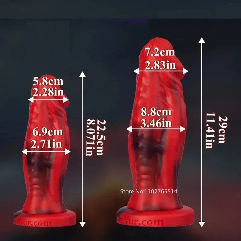 Exotic Monsterdildo Butt Plug - Big Silicone Fantasy Anal Dildo Sex Toys for Men Women
