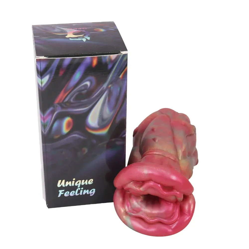 Exotic Silicone Pocket Pussy Male Sex Toys - Flower Oral Sex Vagina Mens Masturbator