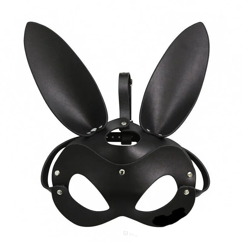 Fetish  Dom Mask | Rhinestones | Cat Wolf | Vegan Tanned Leather | Ergonomical