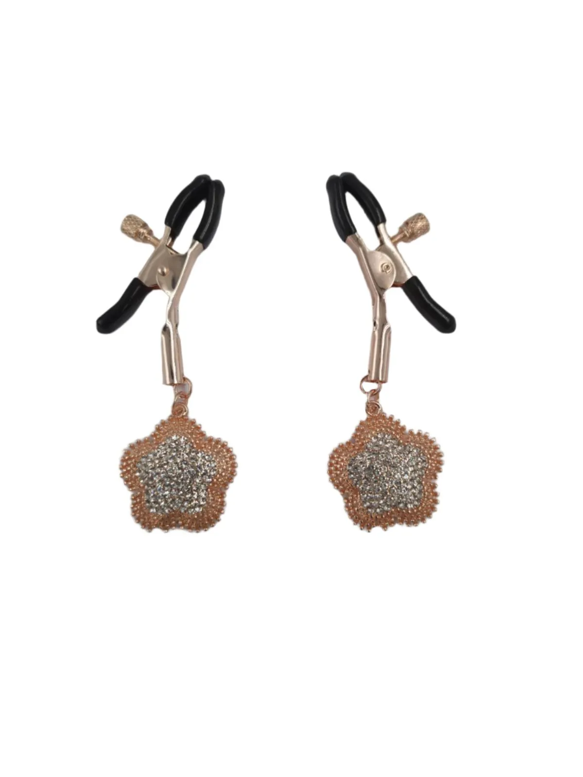 Fetish Nipple Clamps | Rose Gold | Adjustable