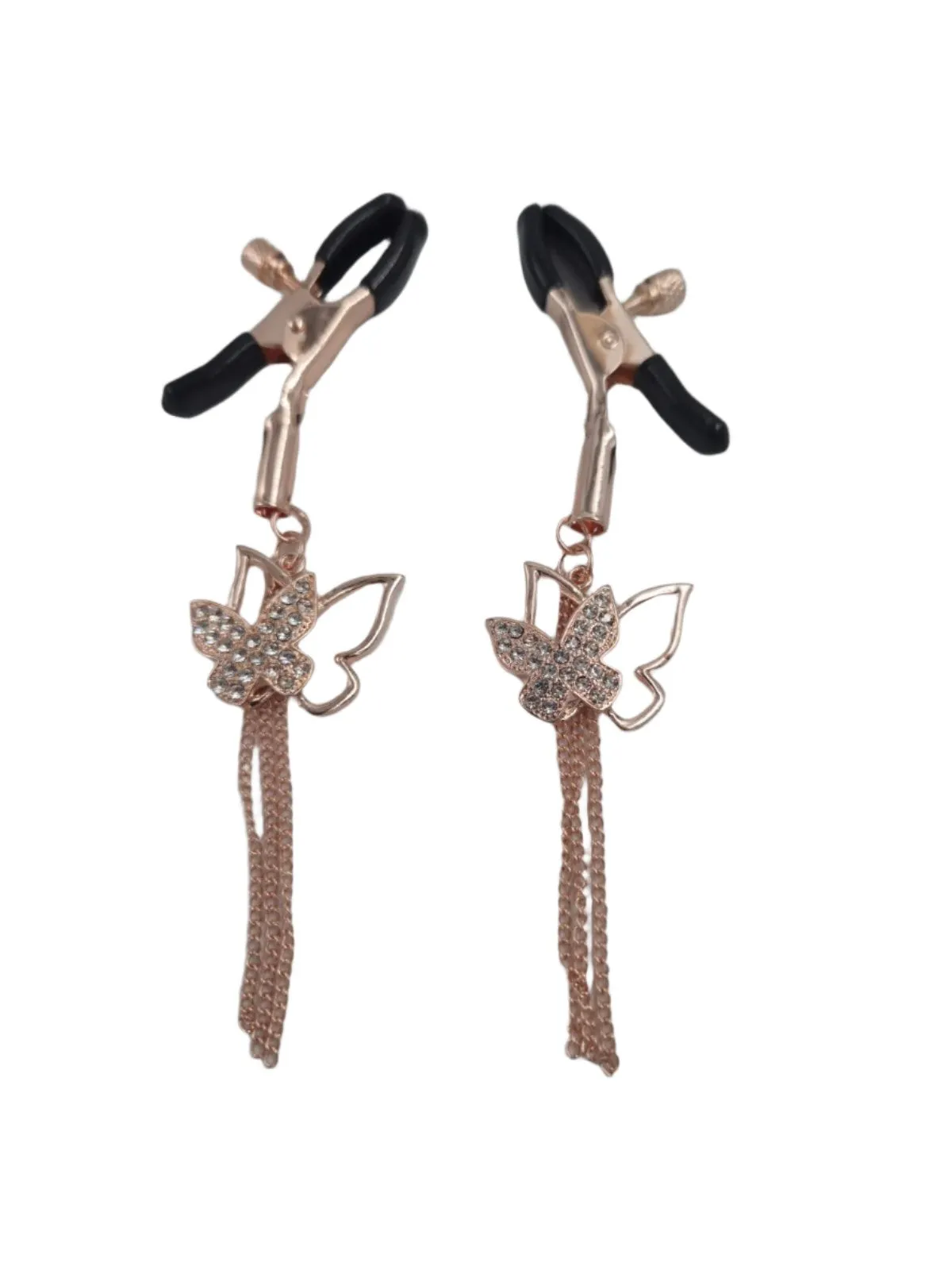 Fetish Nipple Clamps | Rose Gold | Adjustable