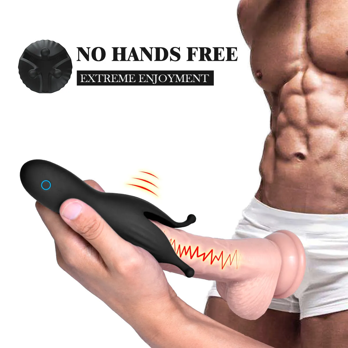 Flirt | Penis Head Silicone Vibrator Stimulator