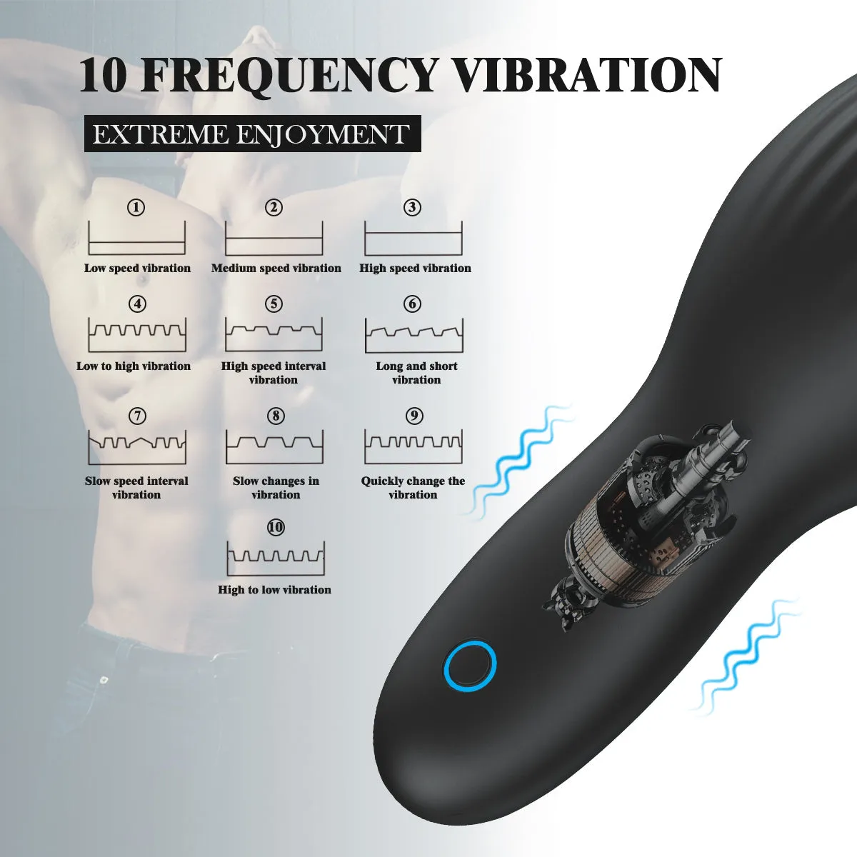Flirt | Penis Head Silicone Vibrator Stimulator