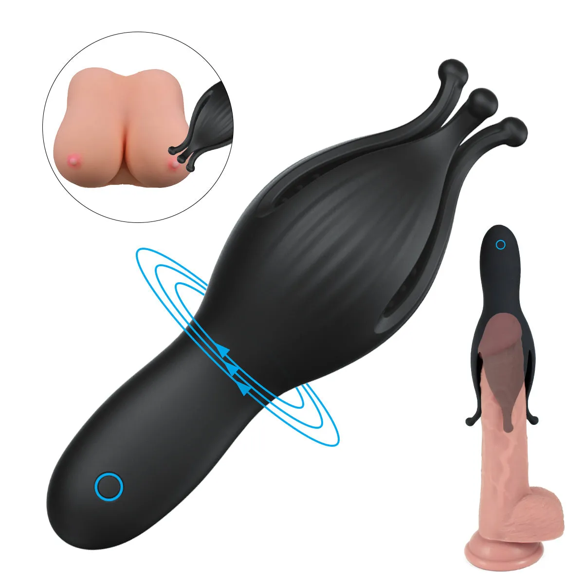 Flirt | Penis Head Silicone Vibrator Stimulator