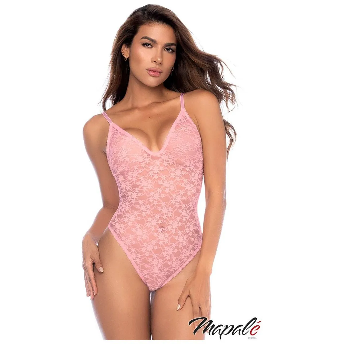 Floral Lace Teddy by Mapale