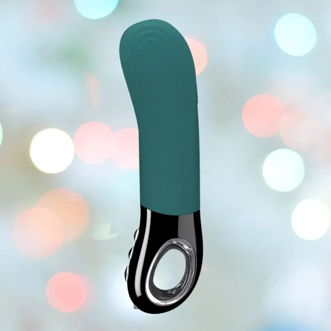 Fun Factory Manta Rechargeable Vibrating Male Stroker For Men - Deep Blue