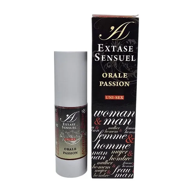 Gel unisex EXTASE SENSUEL Orale Passion. pentru sex oral. cu efect de încălzire. 30 ml