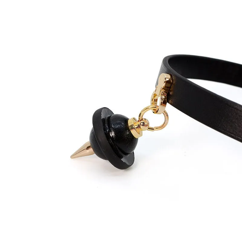 Handmade Choker Leather Erotic Bondage Toys