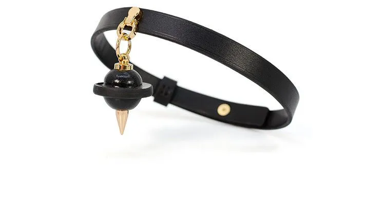 Handmade Choker Leather Erotic Bondage Toys