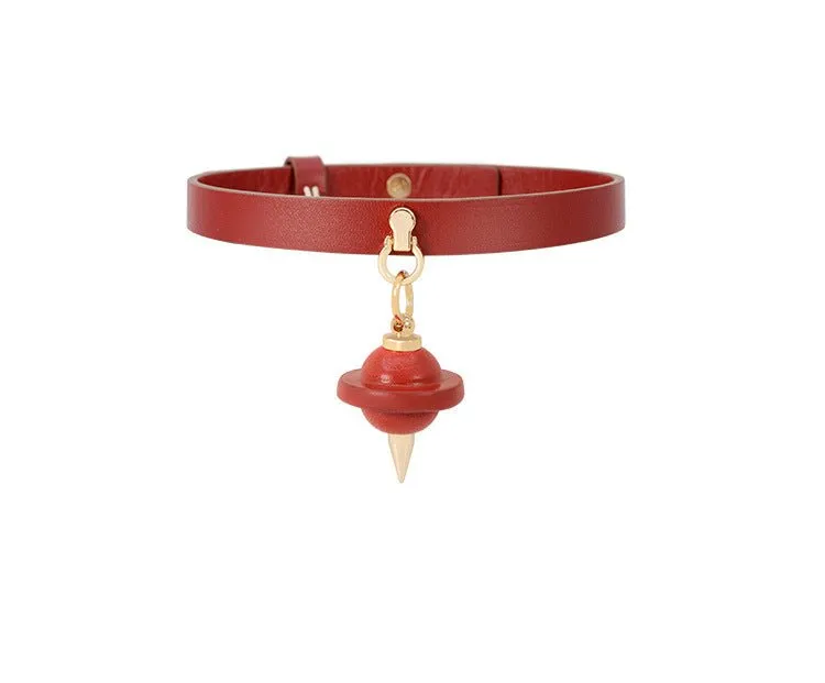 Handmade Choker Leather Erotic Bondage Toys