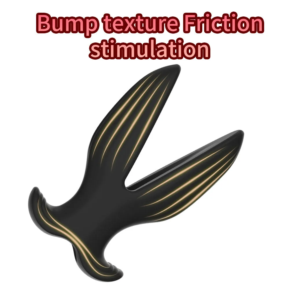 Hollow Anal Expansion Butt Plug - Silicone Anal Accessory Sex Toy for Men Women