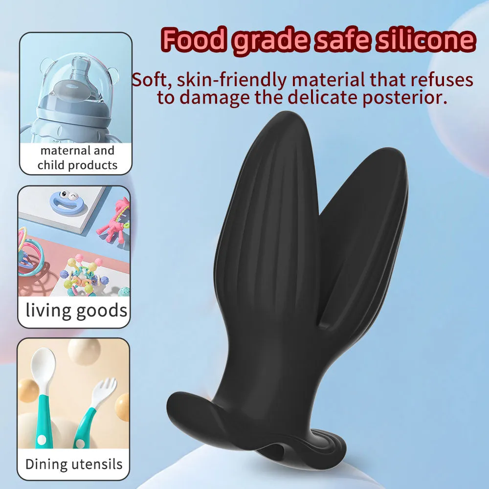 Hollow Anal Expansion Butt Plug - Silicone Anal Accessory Sex Toy for Men Women