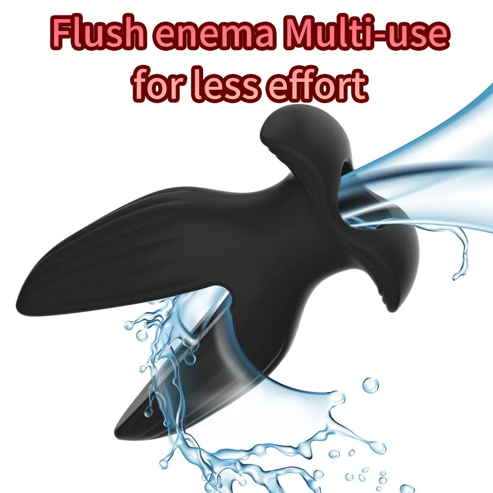 Hollow Anal Expansion Butt Plug - Silicone Anal Accessory Sex Toy for Men Women