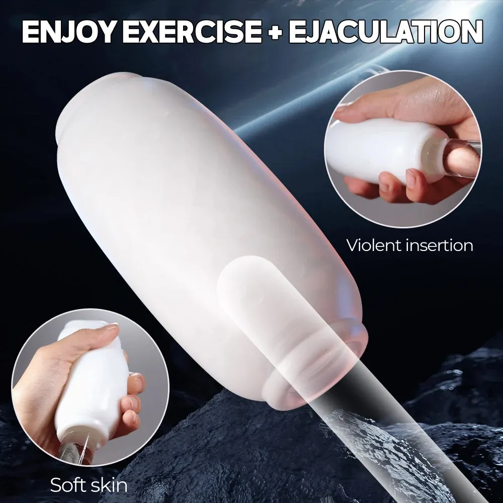 Jelly Pocket Pussy Male Masturbator - Squeezing Penis Sleeve Massage Sex Toys for Men