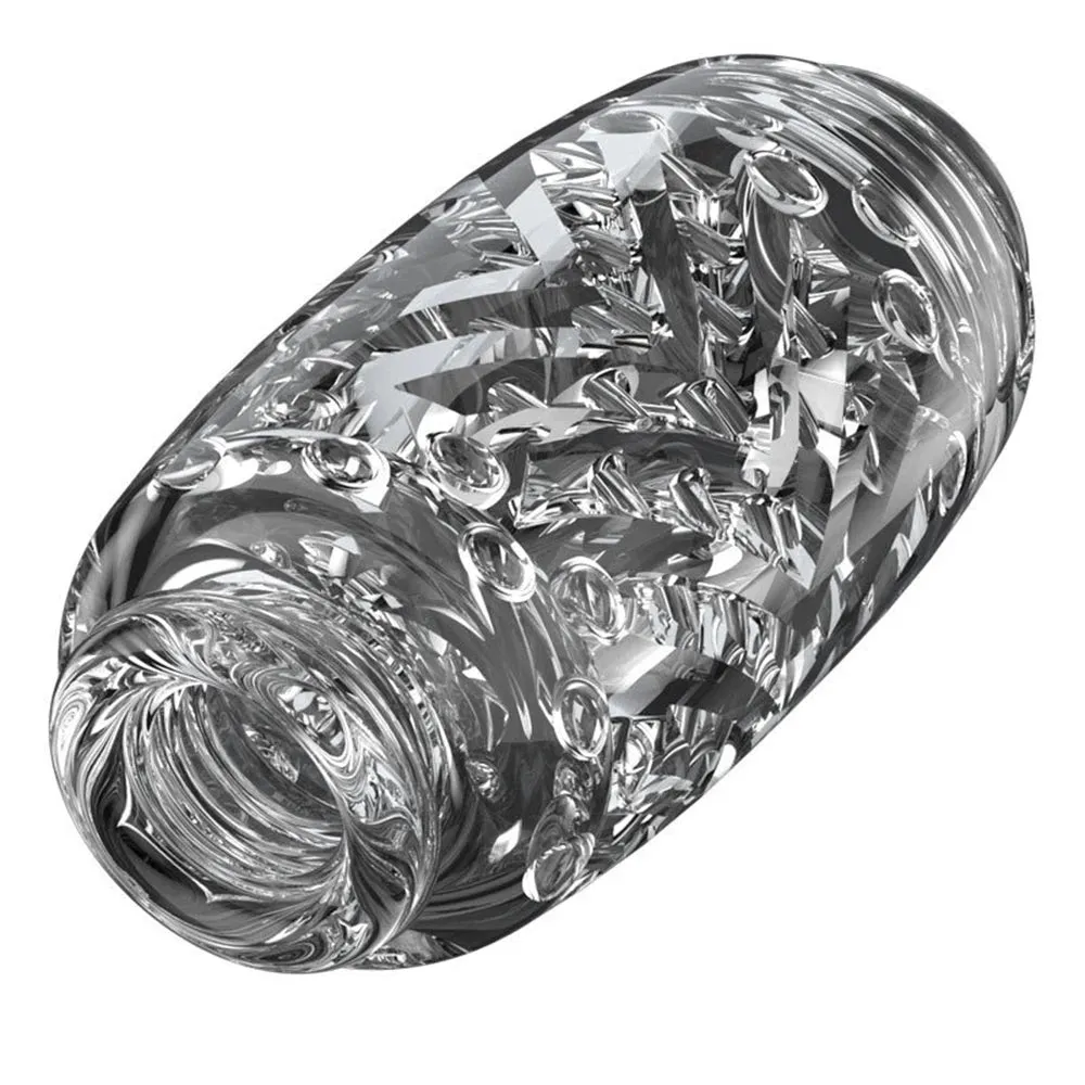 Jelly Pocket Pussy Male Masturbator - Squeezing Penis Sleeve Massage Sex Toys for Men