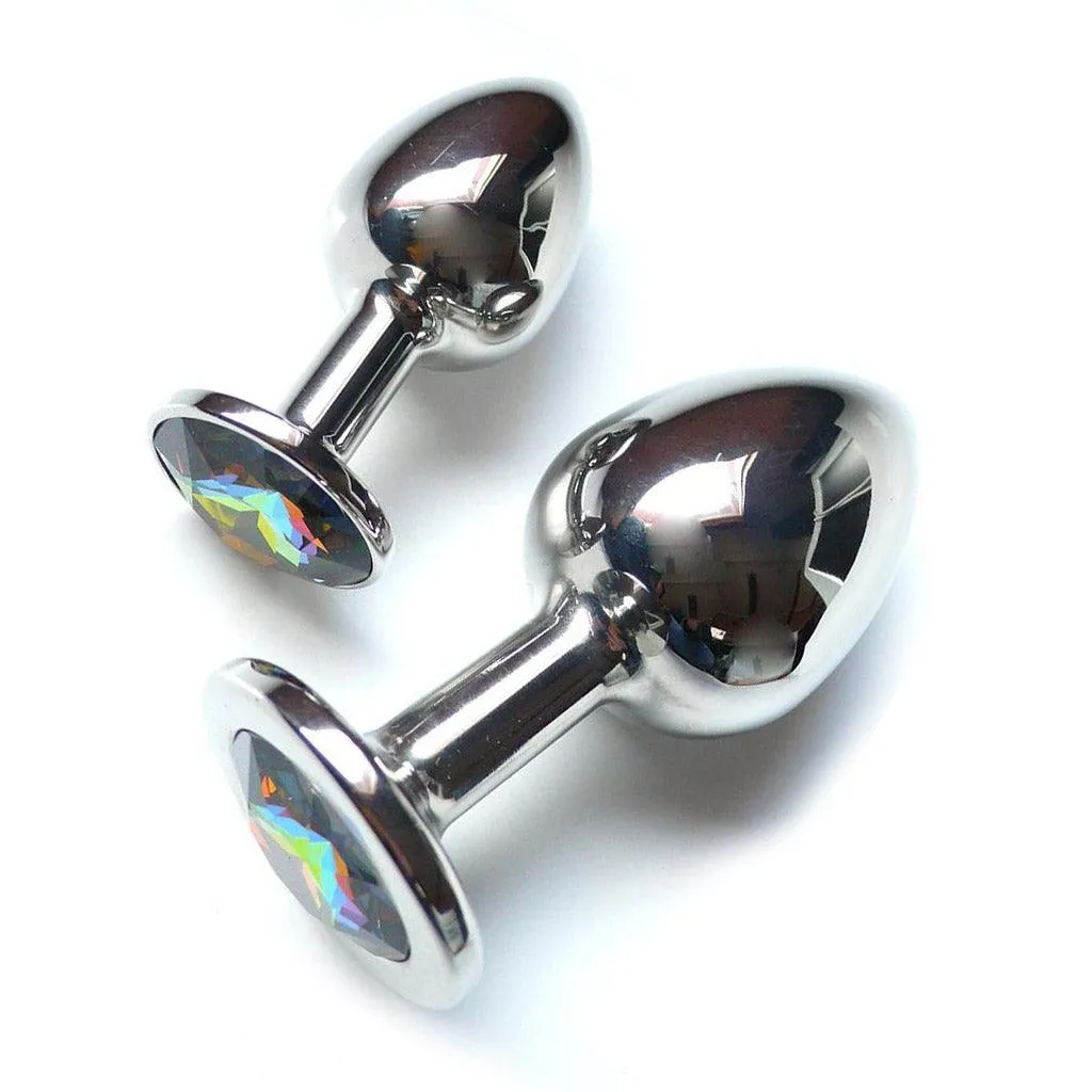 Julian Snelling Rosebuds Jeweled Anal Plug w/ Swarovski Crystal