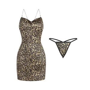 Jungle Fever Backless Lingerie