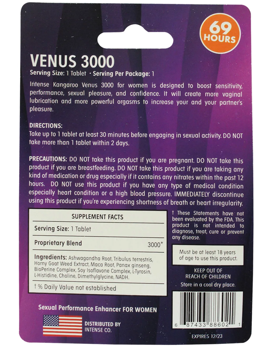 Kangaroo Violet Venus 3000