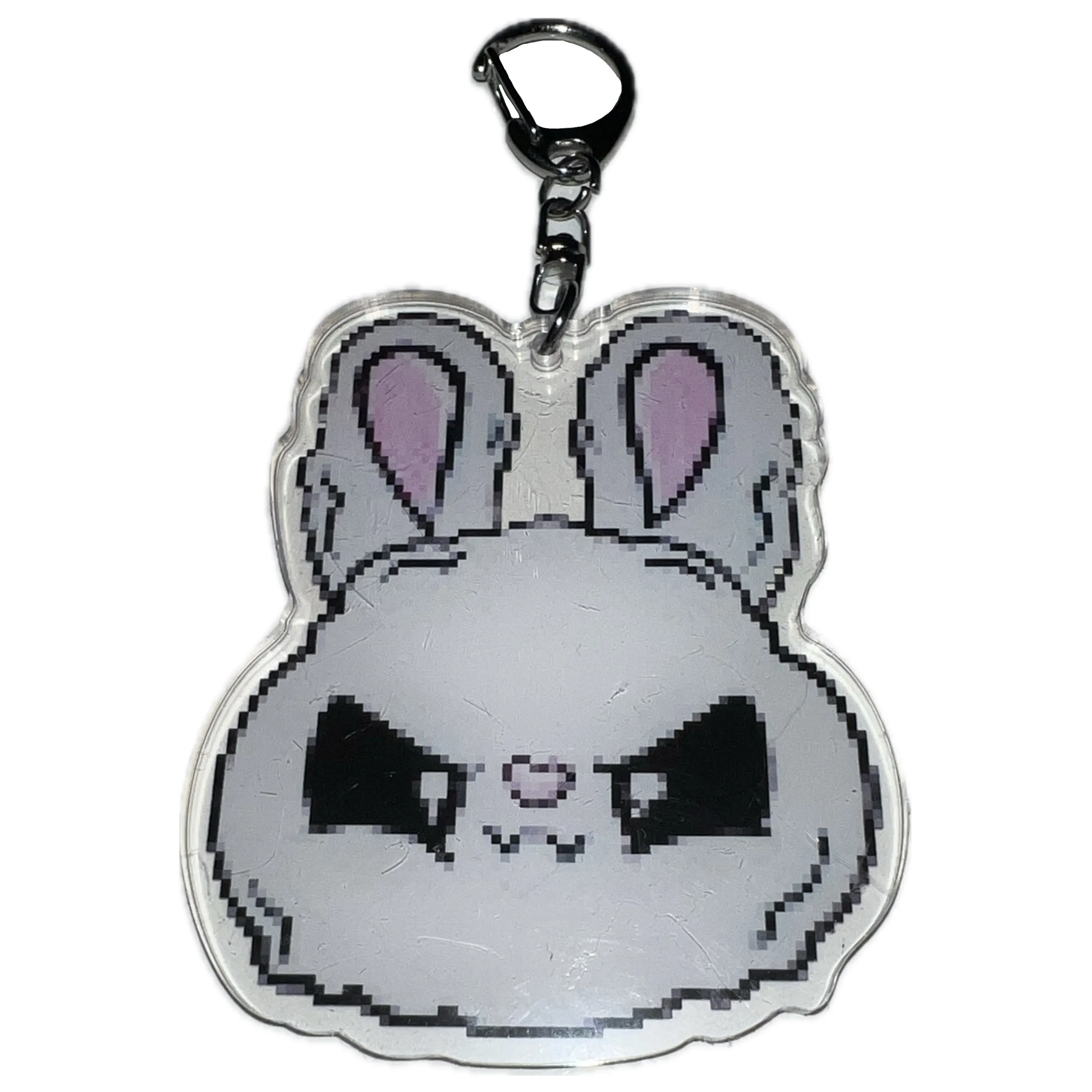 Kawaii Goth Bunny Key Chain *