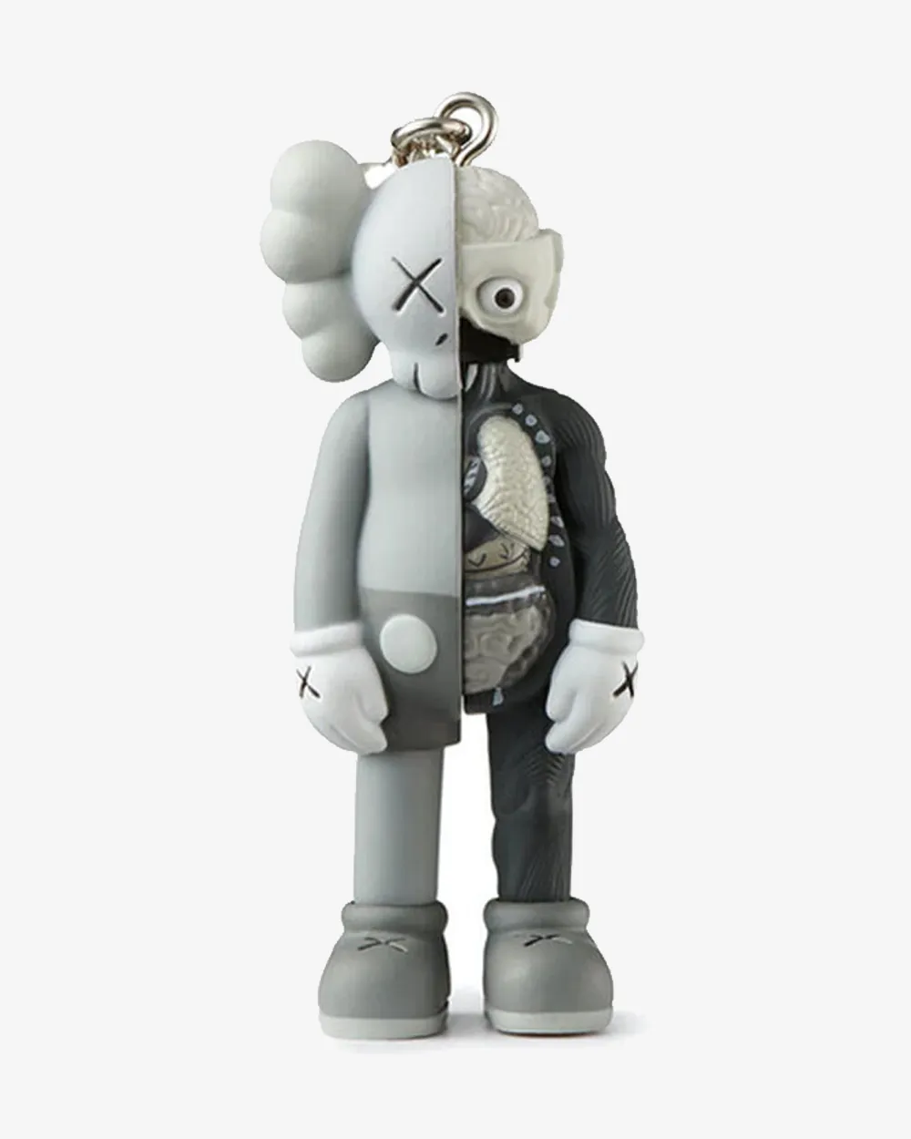 KAWS TOKYO FIRST FLAYED KEYCHAIN (2021) GREY (NEW) ONE SIZE ONE SIZE