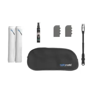 Kit de curățenie pentru pompe și accesorii BATHMATE Cleaning Kit. perie   2 prosoape   soluție curățare   geantă neagră