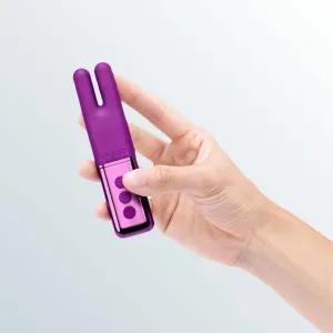 Le Wand Chrome Deux Dual-Motor Vibrator - Dark Cherry