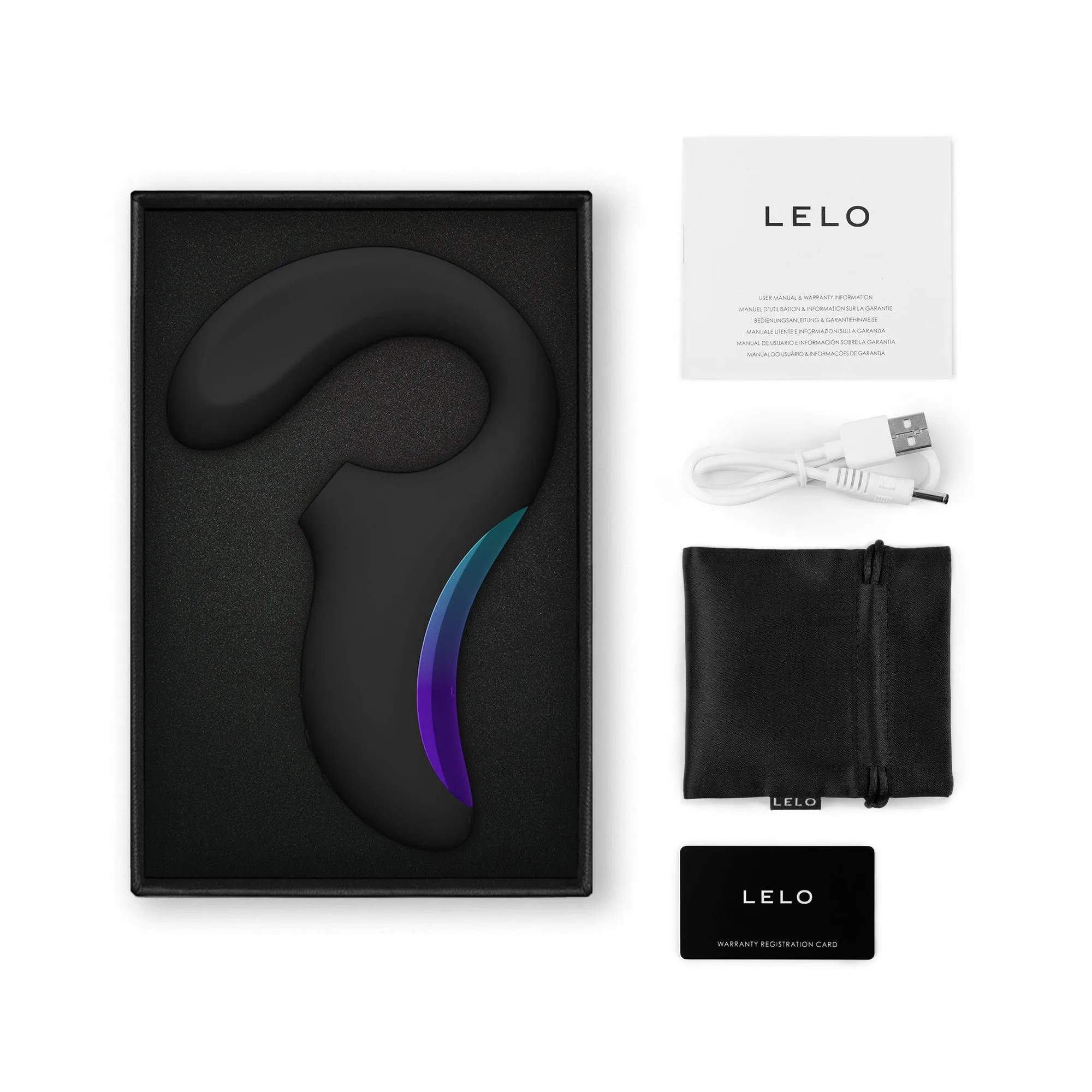 LELO - Enigma Wave Dual Stimulation Sonic Clitoral Air Stimulator Massager