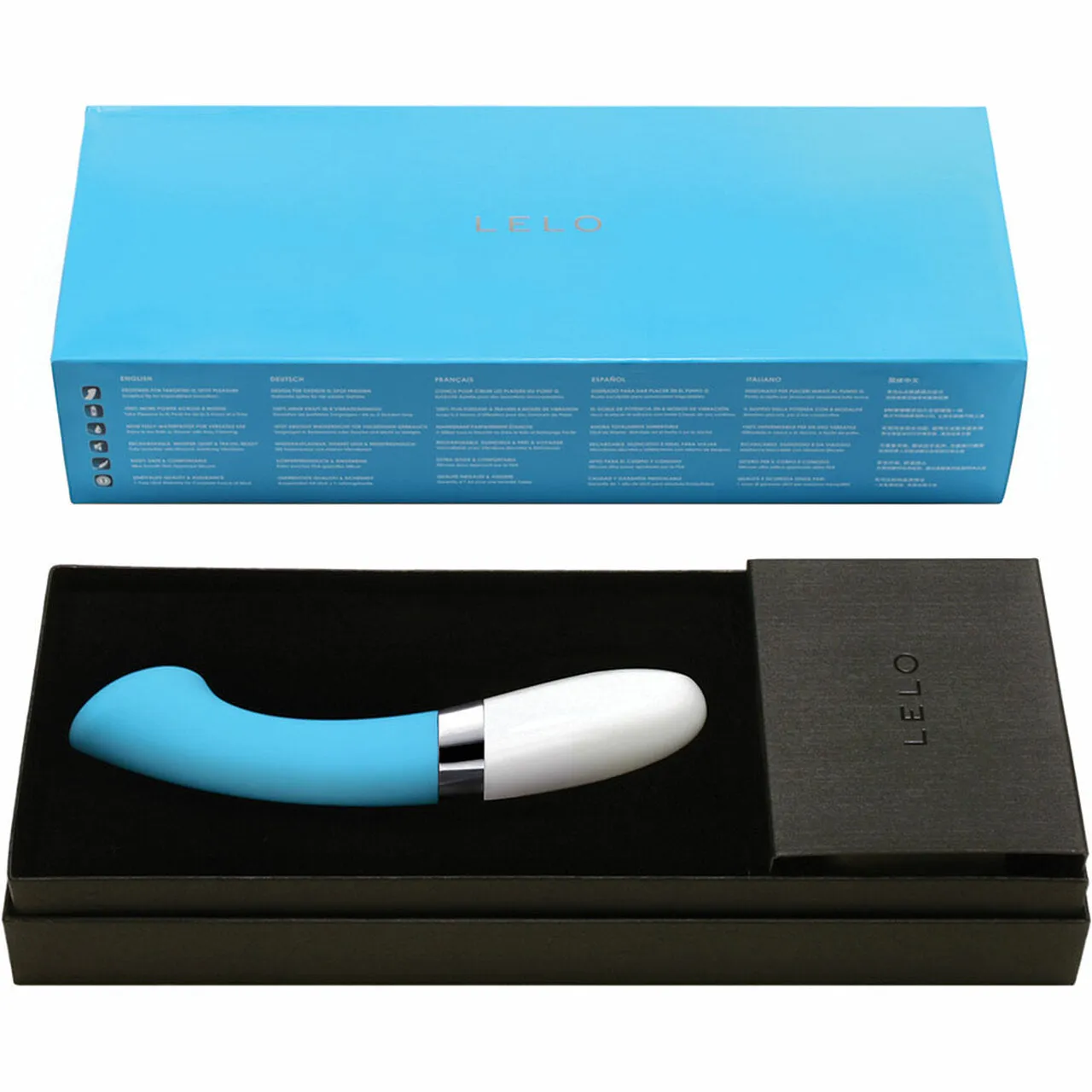 LELO Gigi 2 Silicone Waterproof G-Spot Vibrator - Turquoise